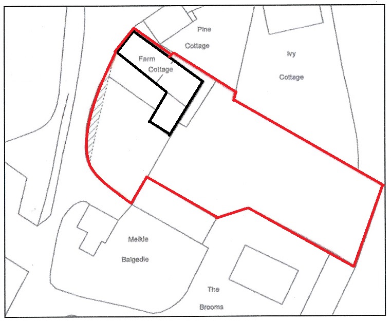 Cottage plot for sale Wester Balgedie